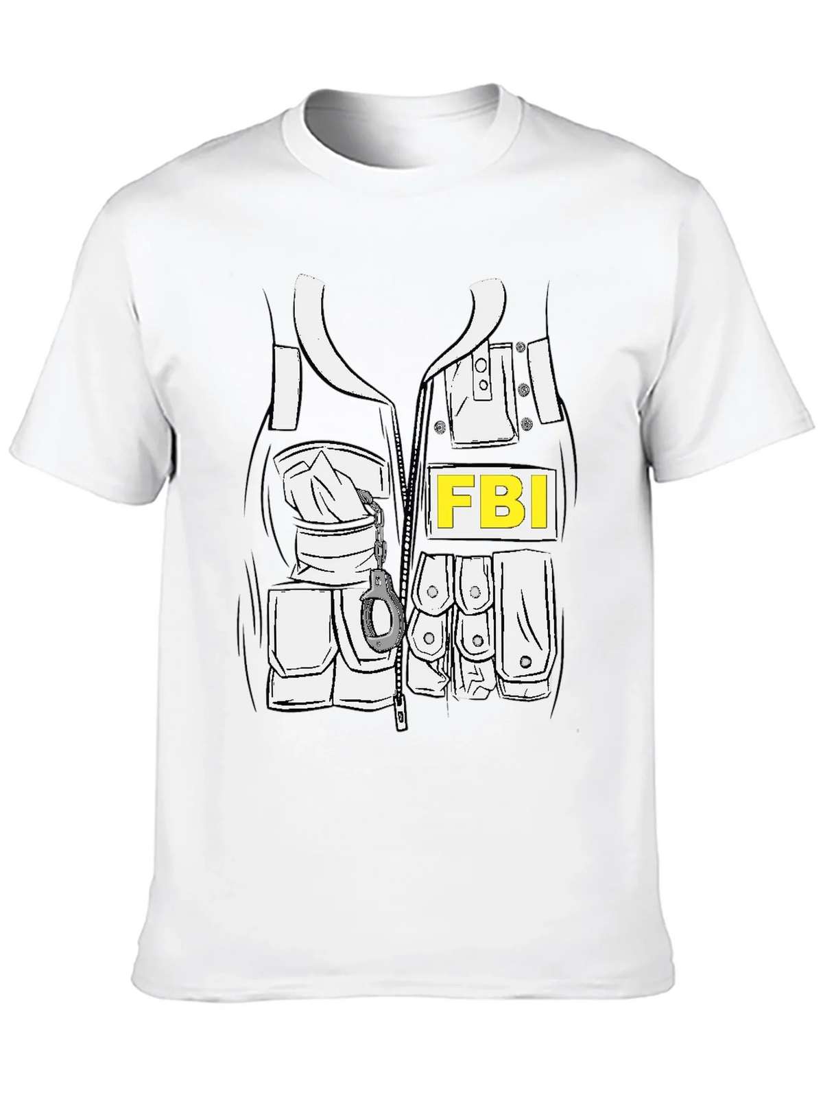 FBI Costume T-Shirt - Novelty Graphic Tee product image 9
