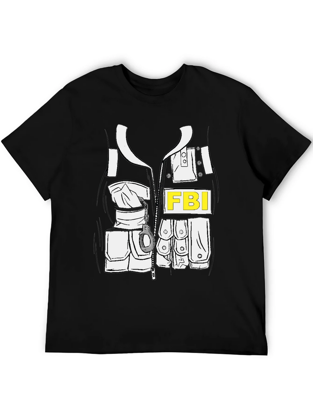 FBI Costume T-Shirt - Novelty Graphic Tee product image 5