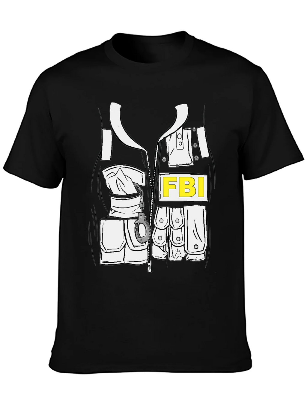 FBI Costume T-Shirt - Novelty Graphic Tee product image 3