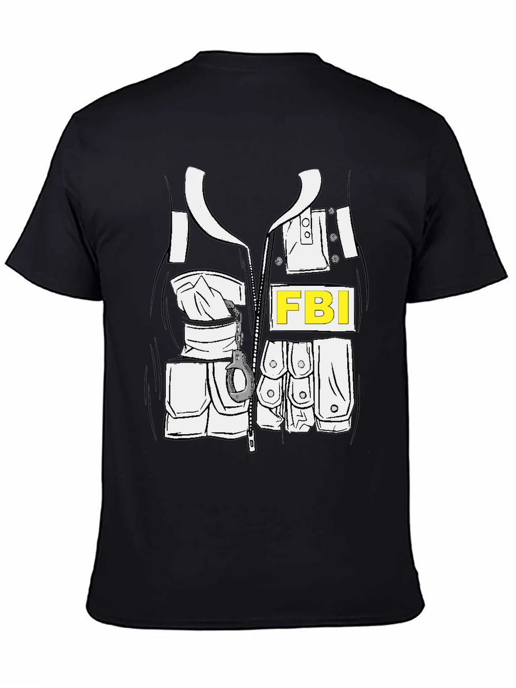 FBI Costume T-Shirt - Novelty Graphic Tee product image 4