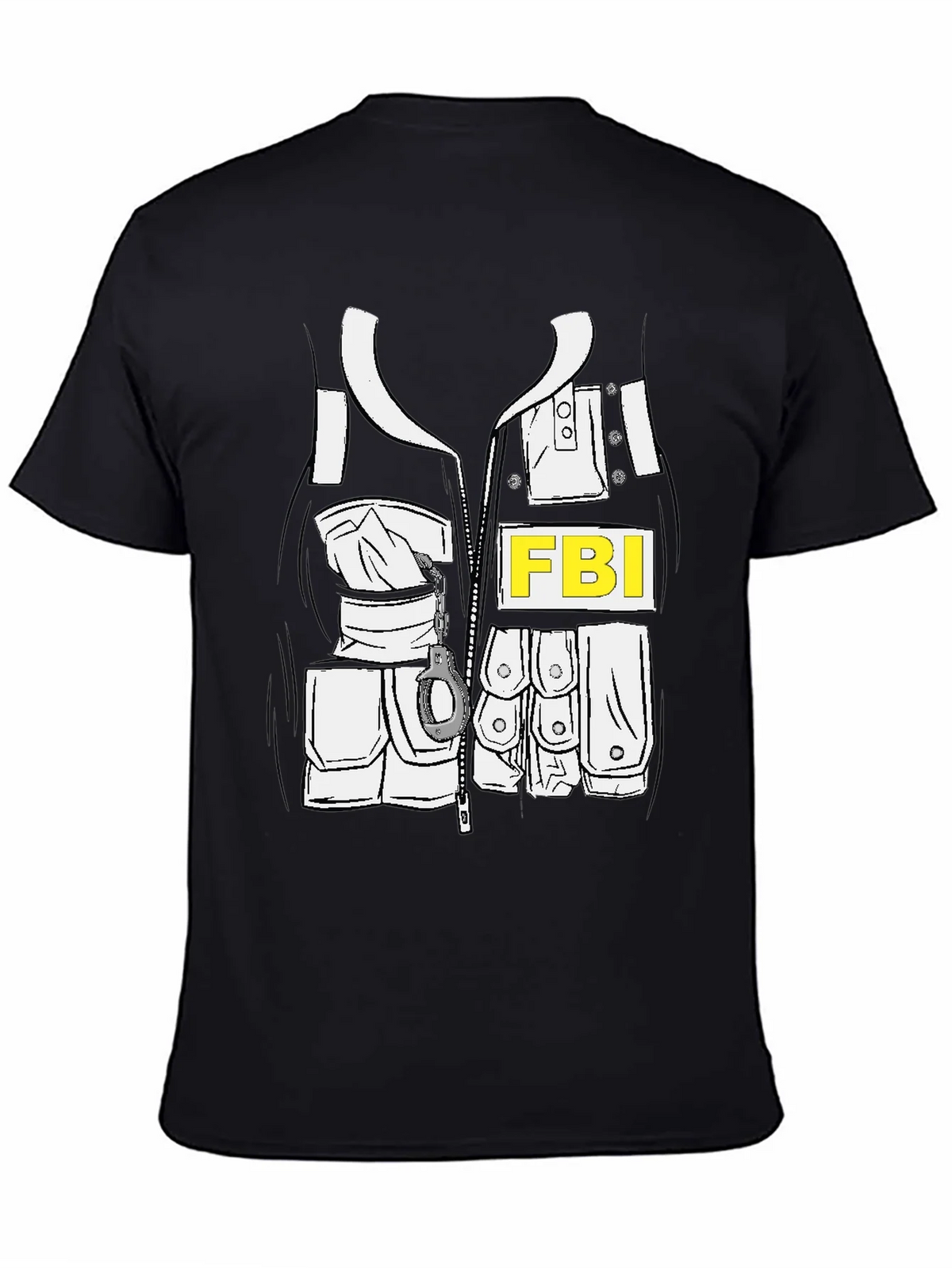 FBI Costume T-Shirt - Novelty Graphic Tee product image 4