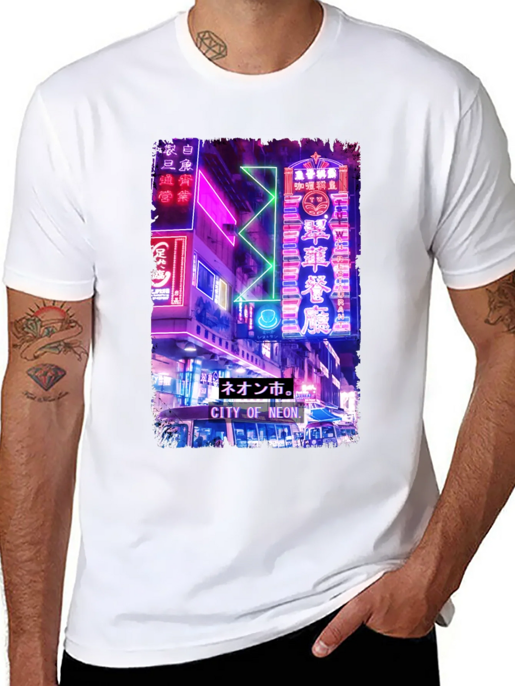 City of Neon T-Shirt - Urban Streetwear Tee product image 7