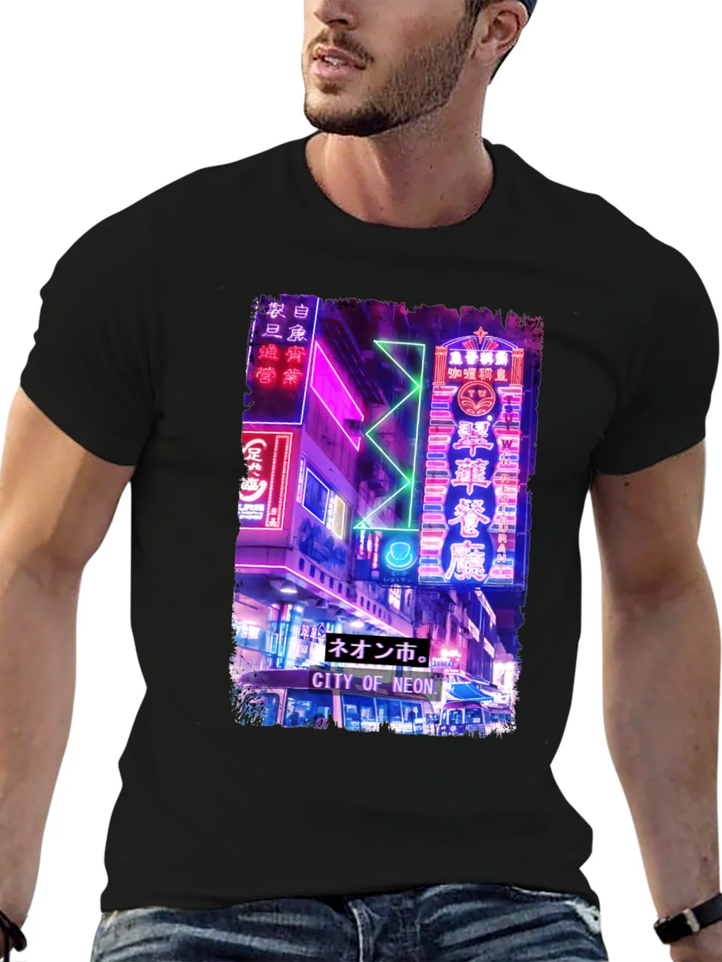 City of Neon T-Shirt - Urban Streetwear Tee product image 6