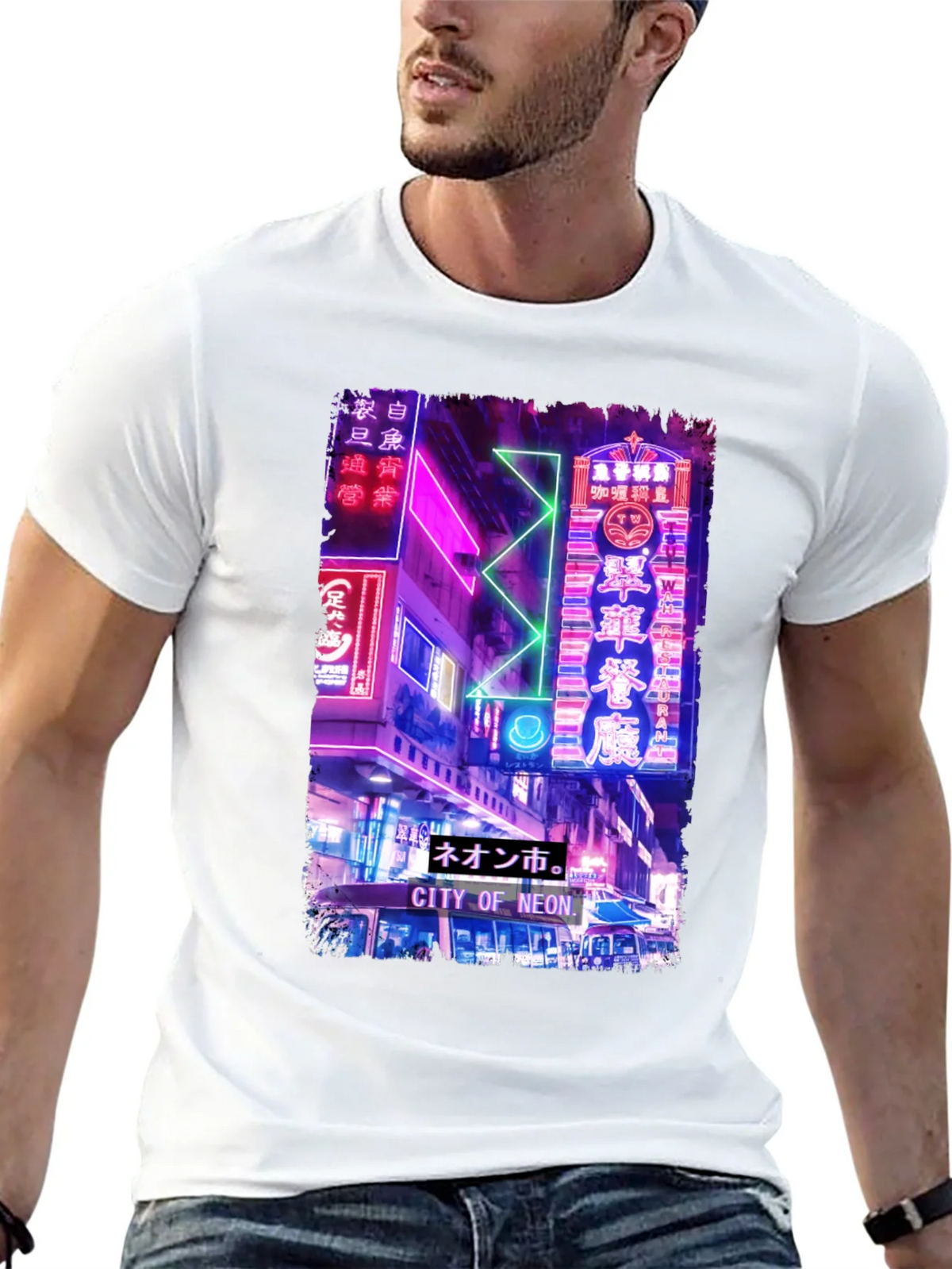 City of Neon T-Shirt - Urban Streetwear Tee product image 12
