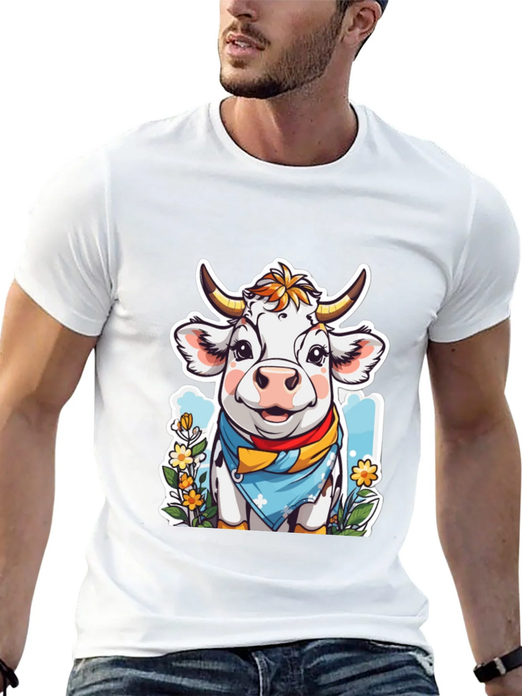 Cow Cartoon T-Shirt product image 12