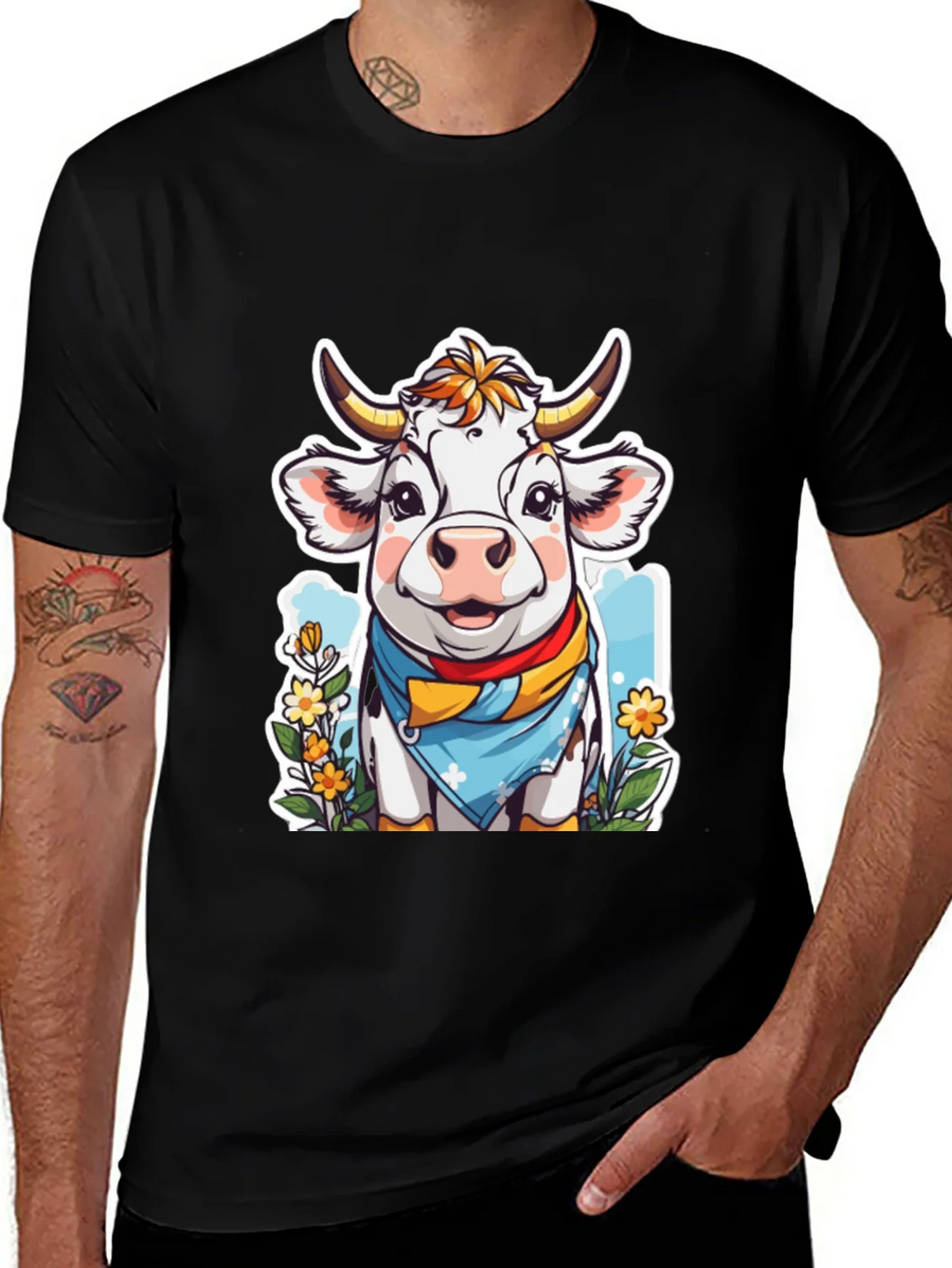 Cow Cartoon T-Shirt product image 1