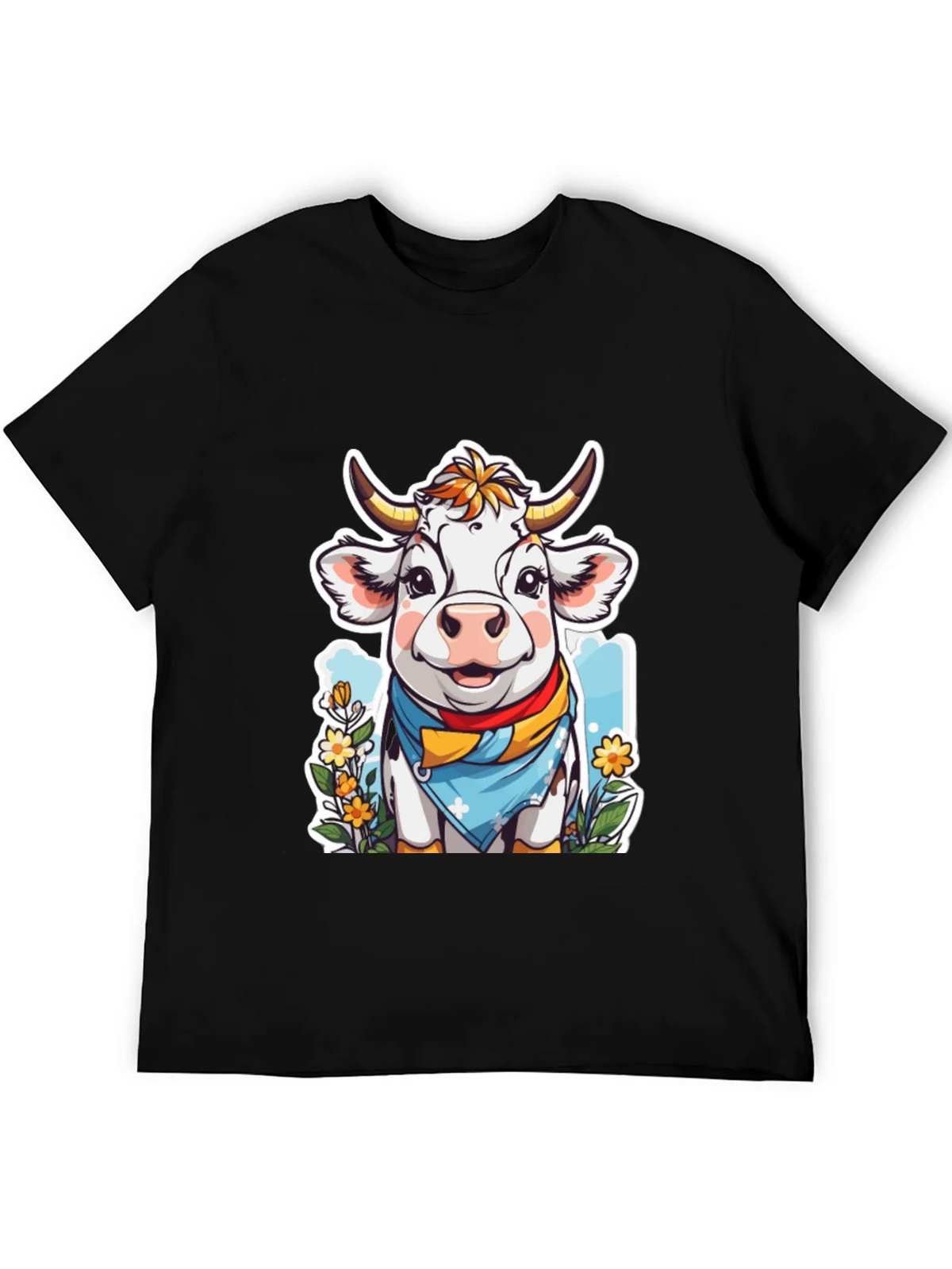 Cow Cartoon T-Shirt product image 5