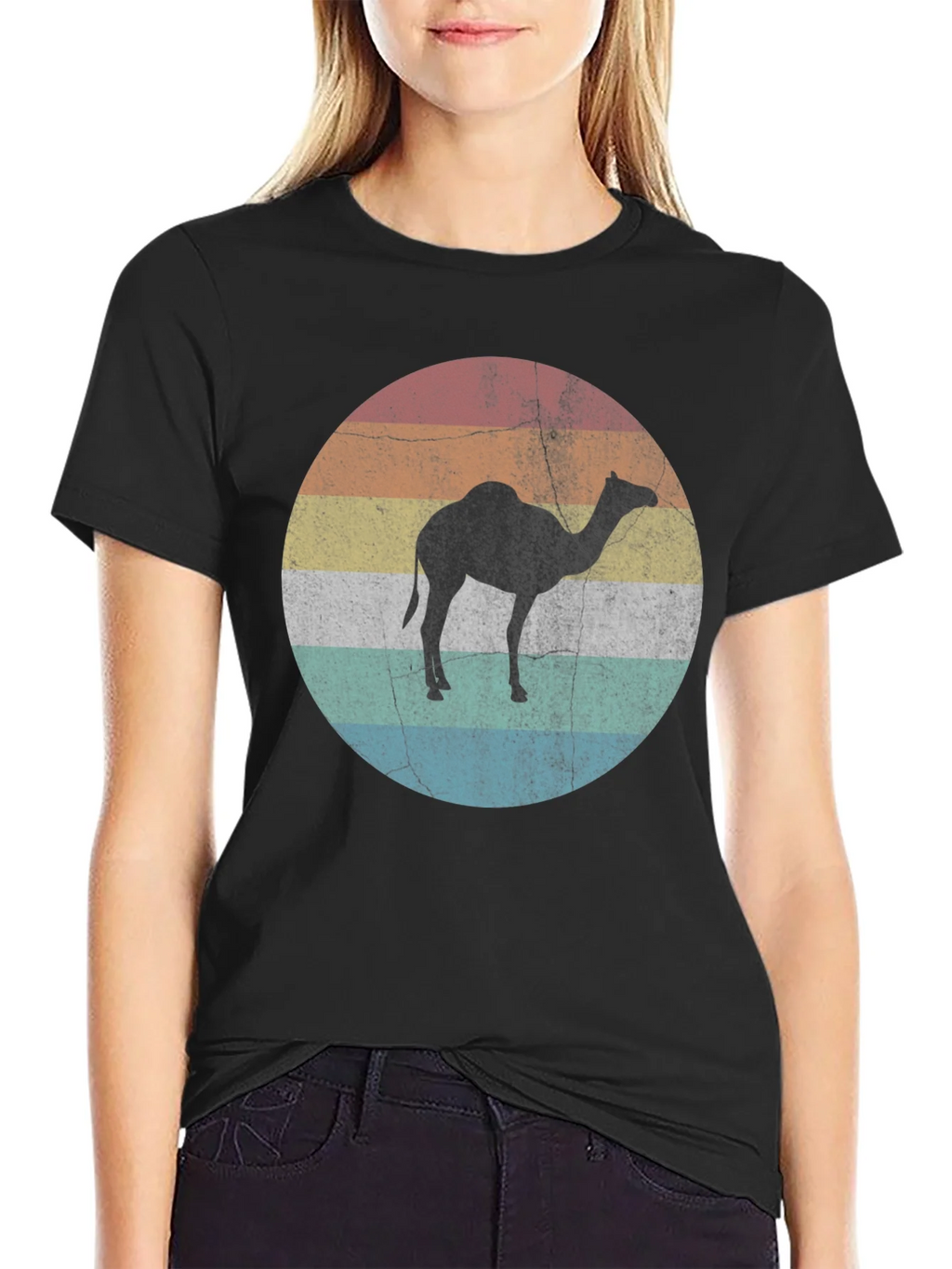 Retro Camel Silhouette Graphic Tee product image 2