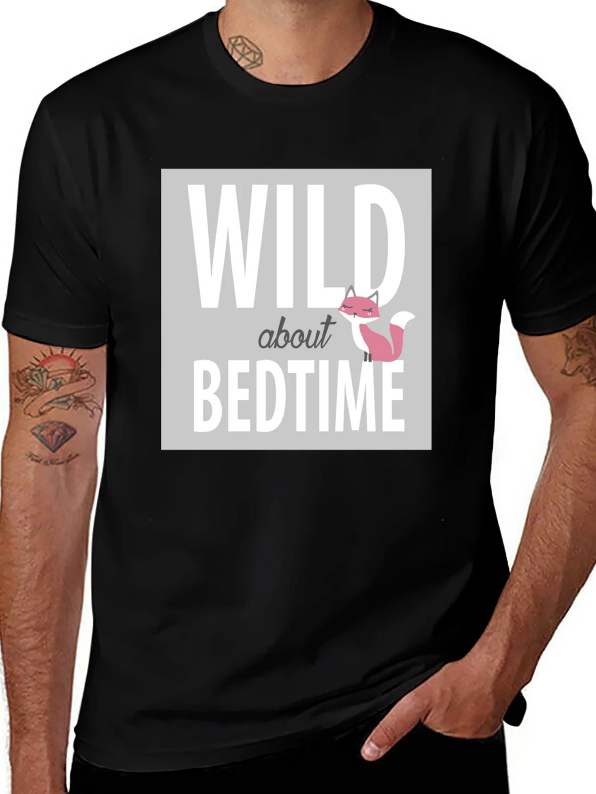 Wild About Bedtime Fox Graphic T-Shirt product image 1