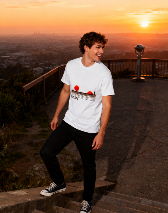 Tatooine Double Sunset Star Wars Inspired T-Shirt - 100% product image 3