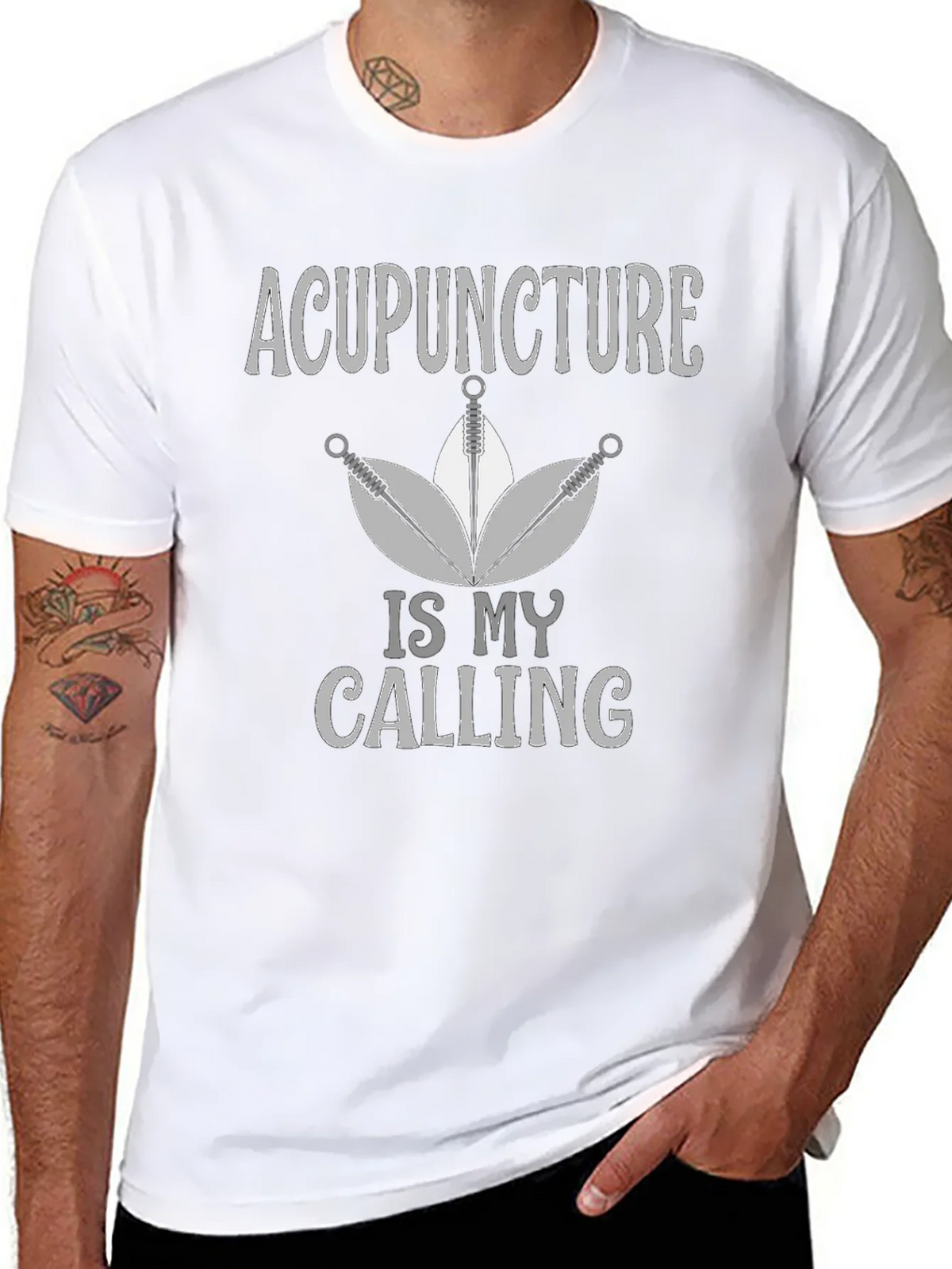 Acupuncture Is My Calling Graphic Tee product image 7