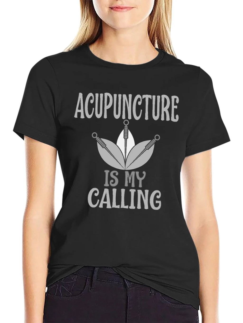 Acupuncture Is My Calling Graphic Tee product image 2