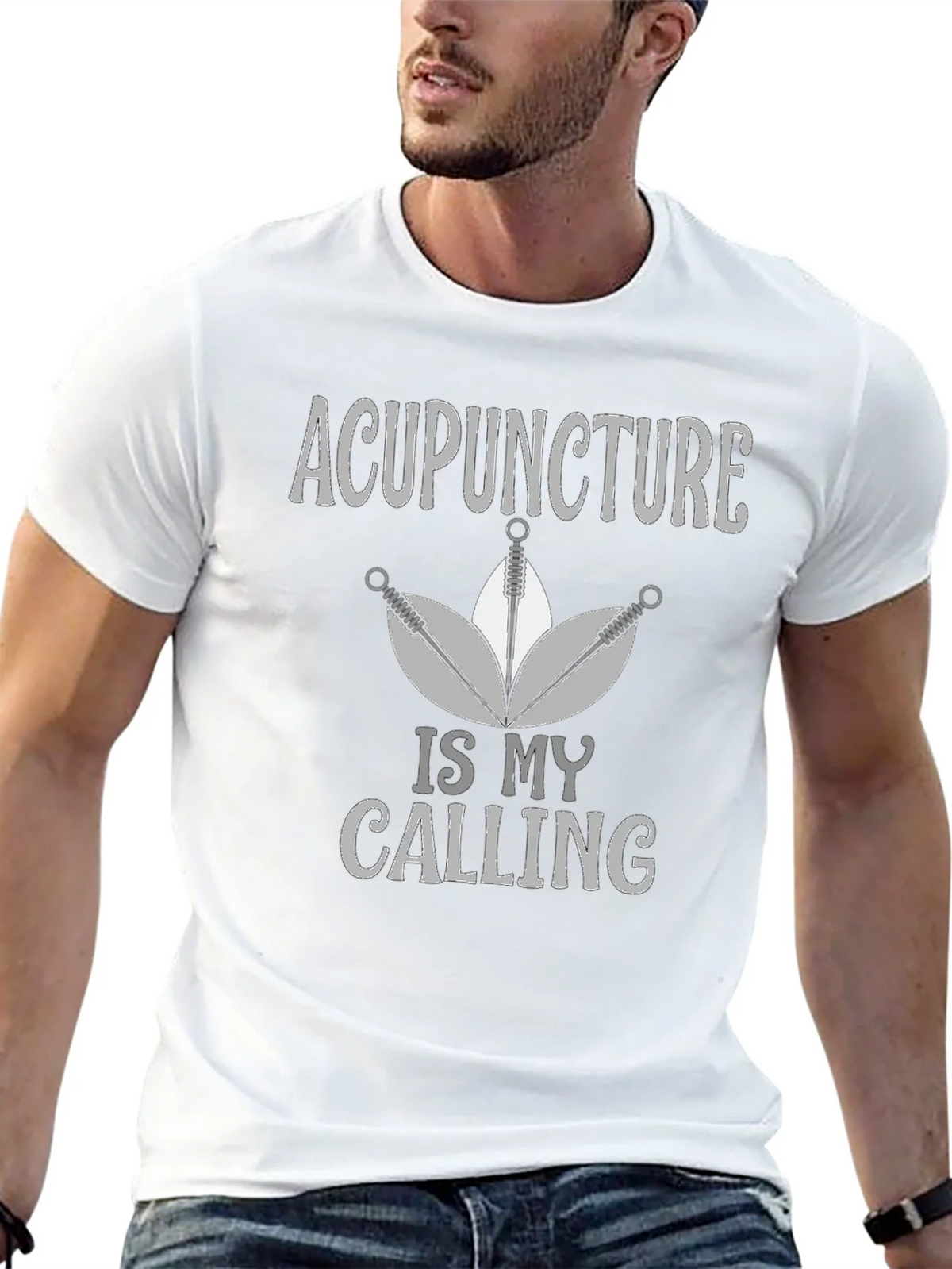 Acupuncture Is My Calling Graphic Tee product image 12