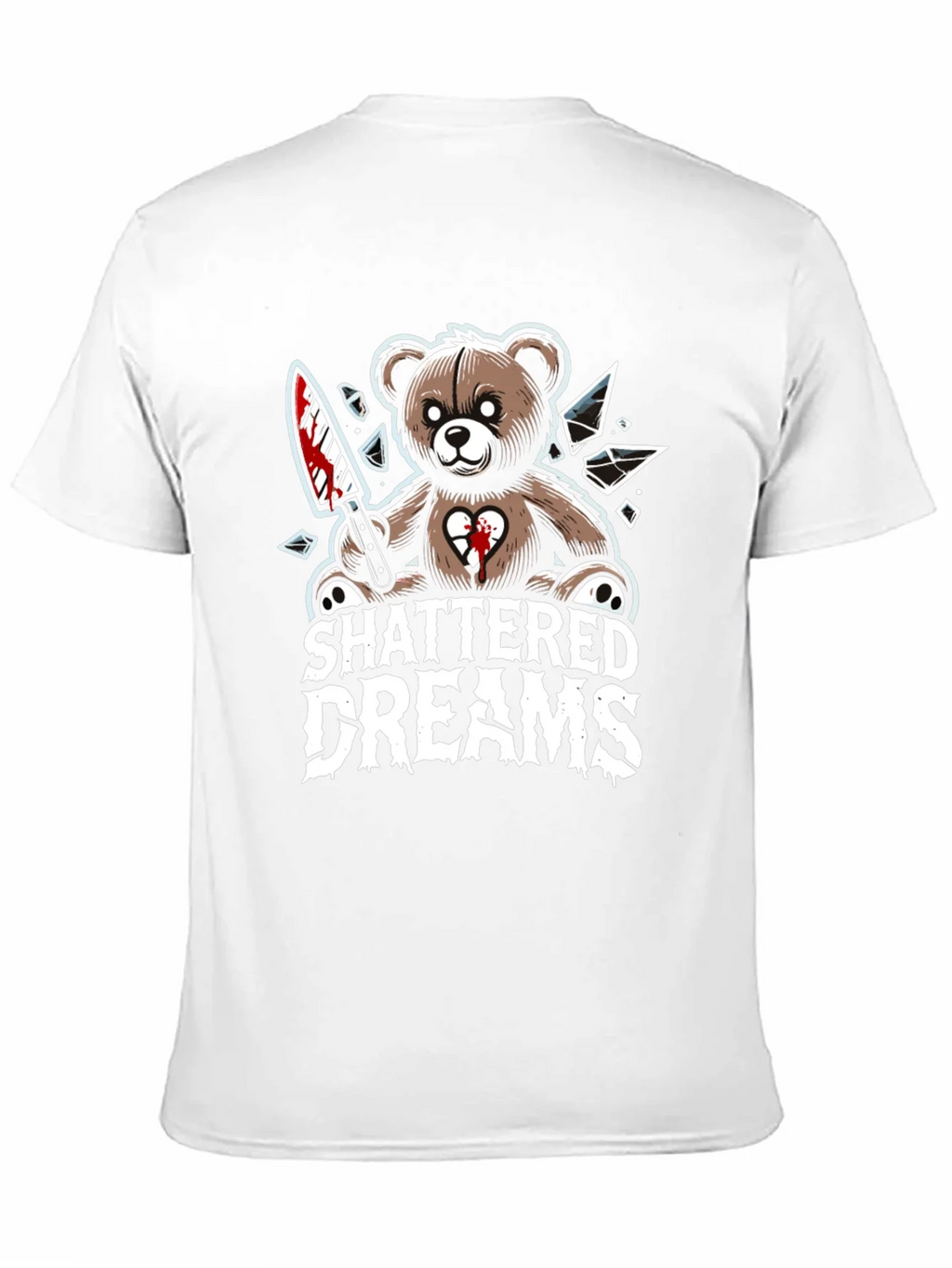 Shattered Dreams Teddy Bear Graphic T-Shirt product image 10