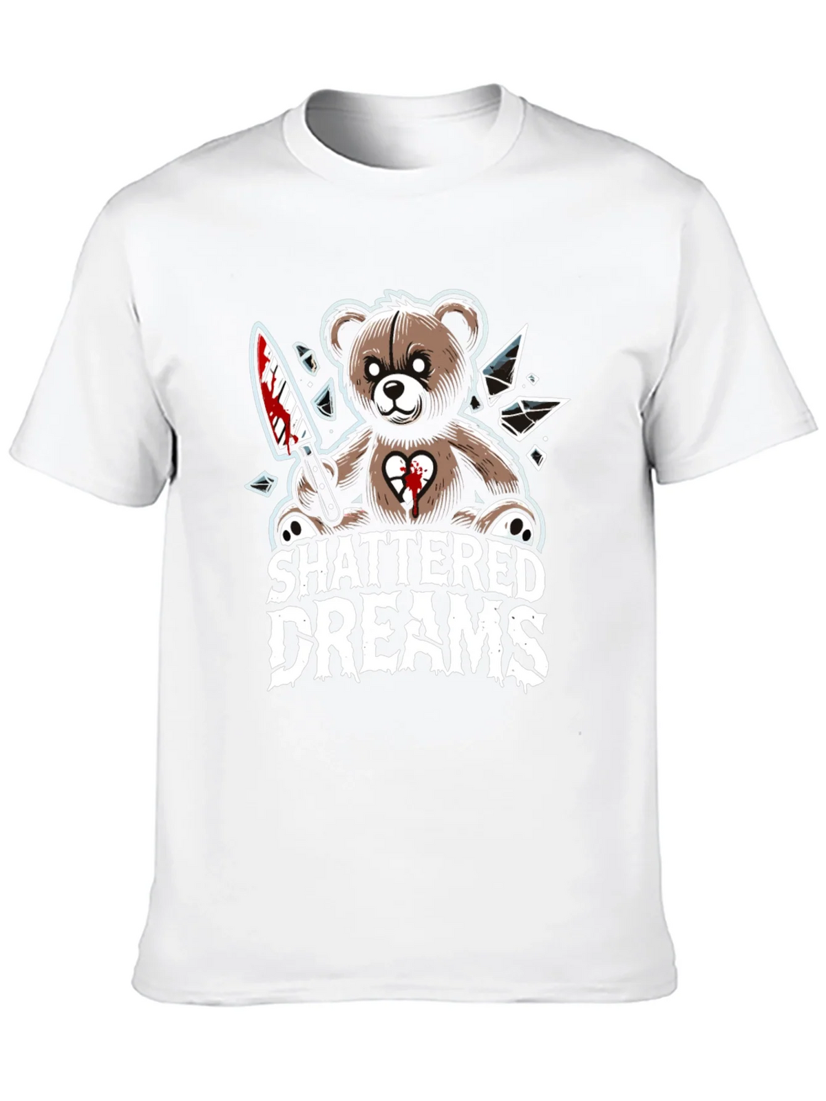 Shattered Dreams Teddy Bear Graphic T-Shirt product image 9