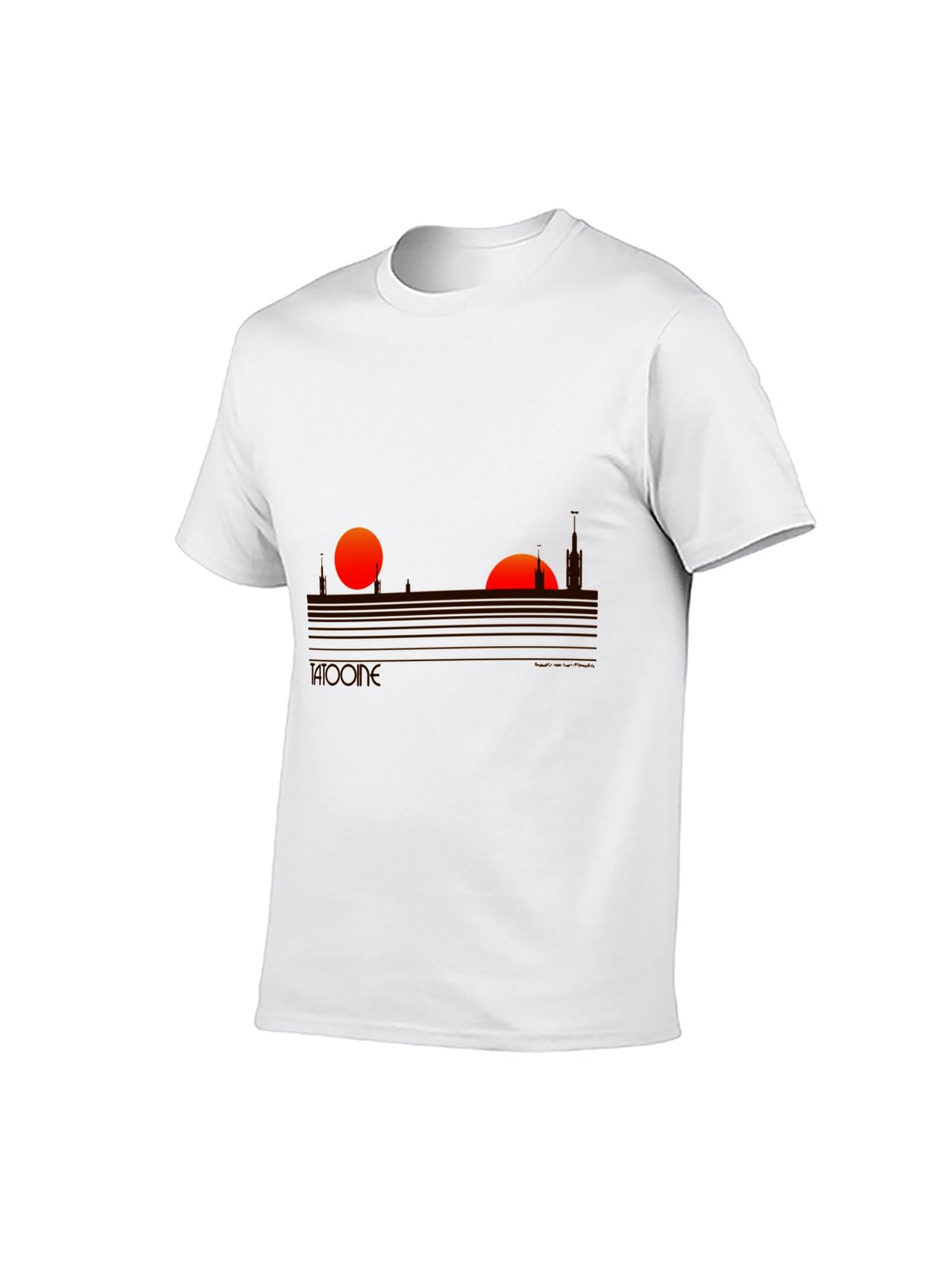 Tatooine Double Sunset Star Wars Inspired T-Shirt - 100% product image 8