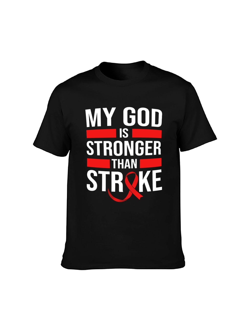 My God Is Stronger Than Stroke Unisex T-Shirt - Awareness product image 6