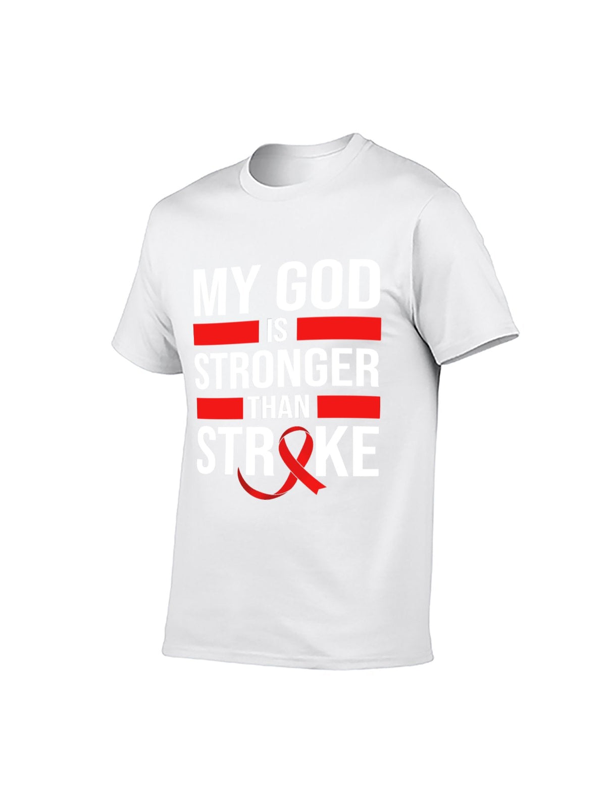 My God Is Stronger Than Stroke Unisex T-Shirt - Awareness product image 7