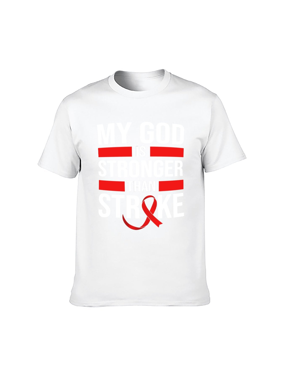 My God Is Stronger Than Stroke Unisex T-Shirt - Awareness product image 8