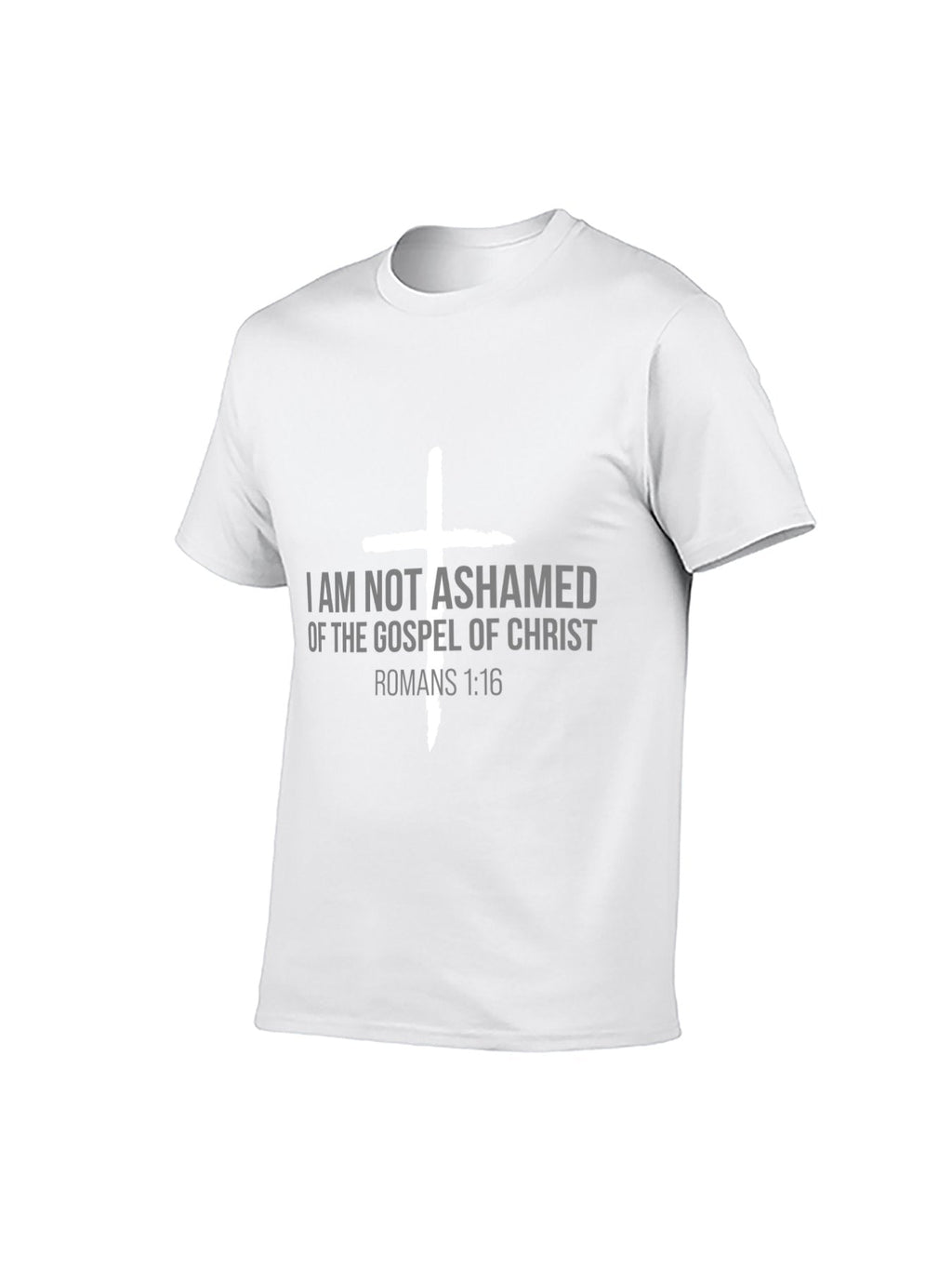 “I Am Not Ashamed of the Gospel” Christian T-Shirt - Romans product image 3