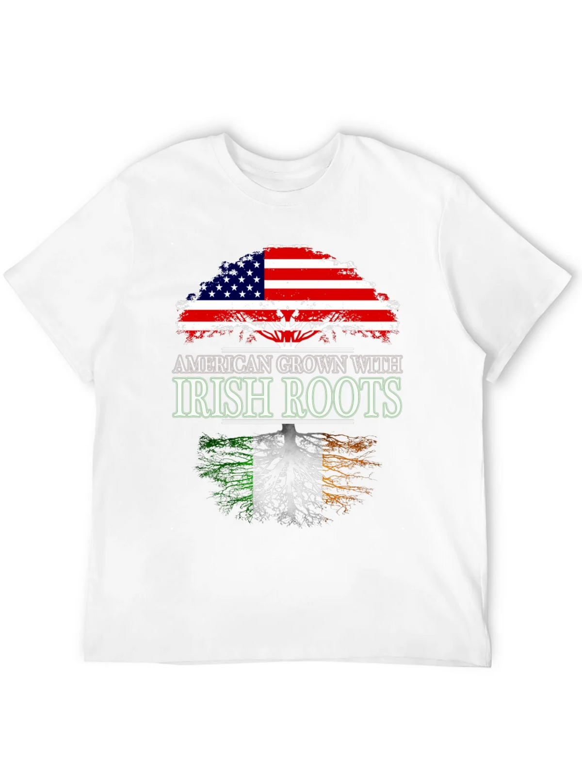 American Grown With Irish Roots T-Shirt product image 1