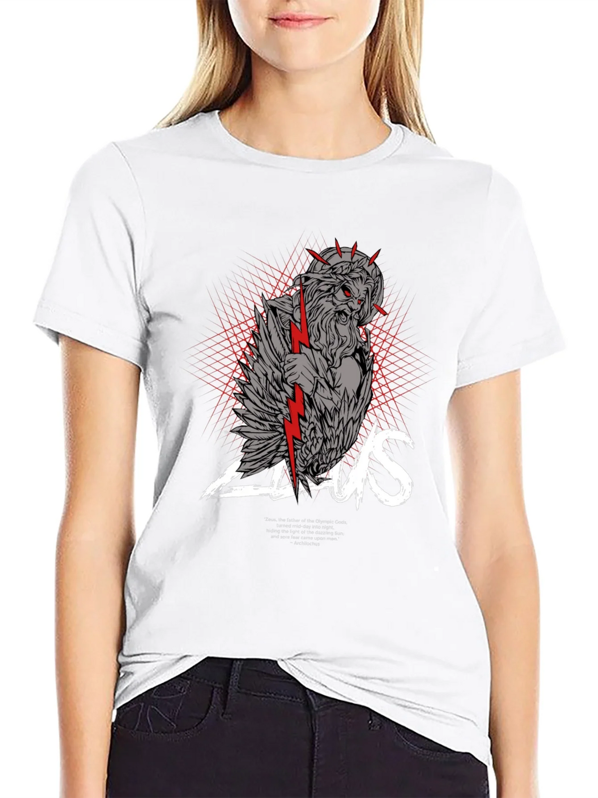 Zeus Graphic Print Black T-Shirt product image 8