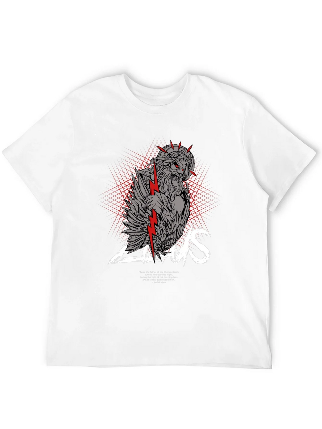 Zeus Graphic Print Black T-Shirt product image 11