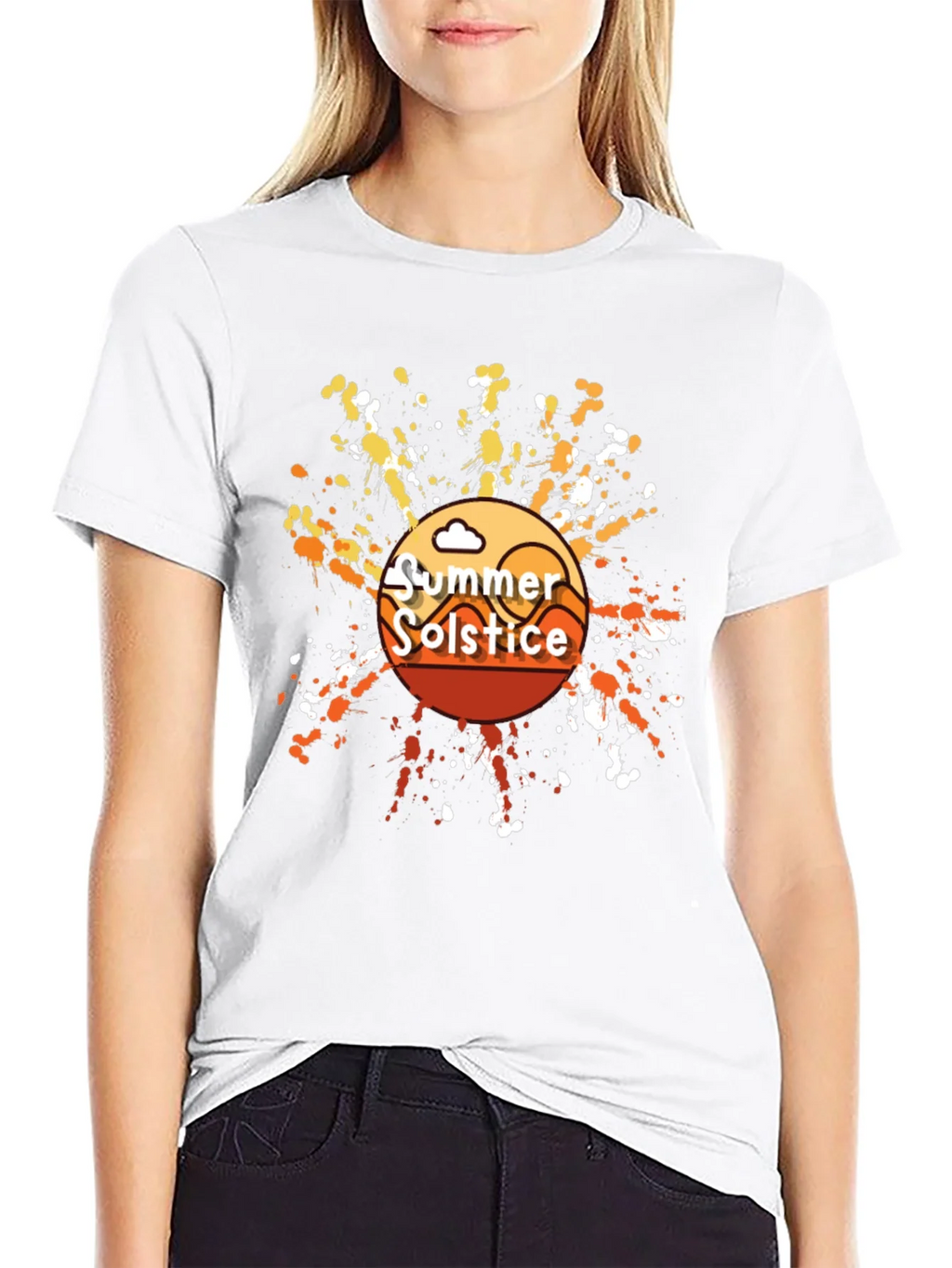 Summer Solstice Graphic T-Shirt - Trendy Black Tee product image 8