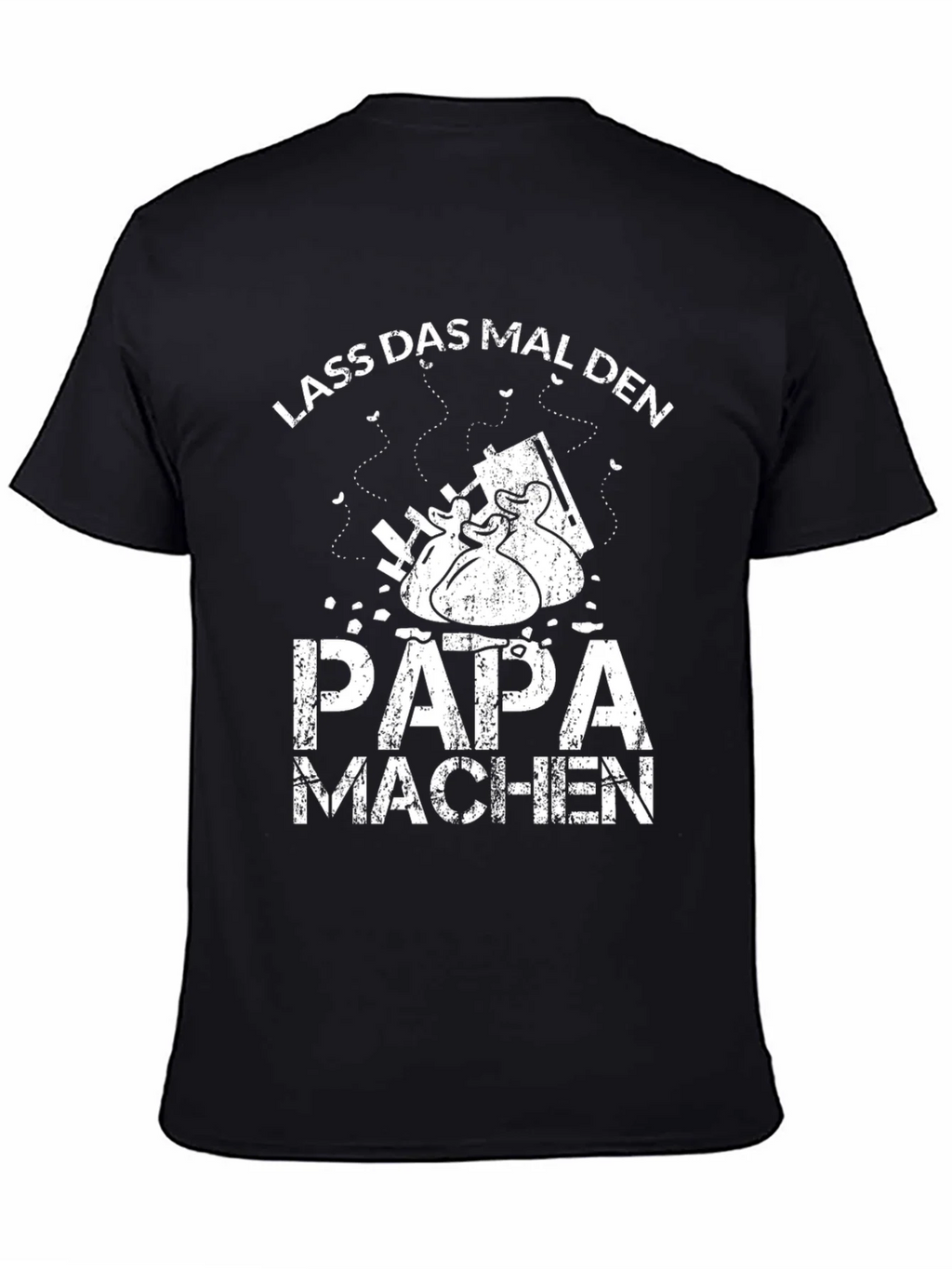 Lass Das Mal Den Papa Machen Black T-Shirt product image 4