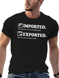 Imported Exported Graphic T-Shirt product image 1