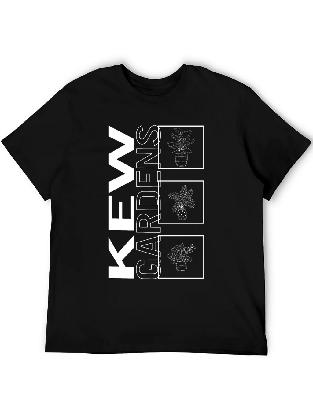 Kew Gardens Plant Graphic Black T-Shirt product image 5