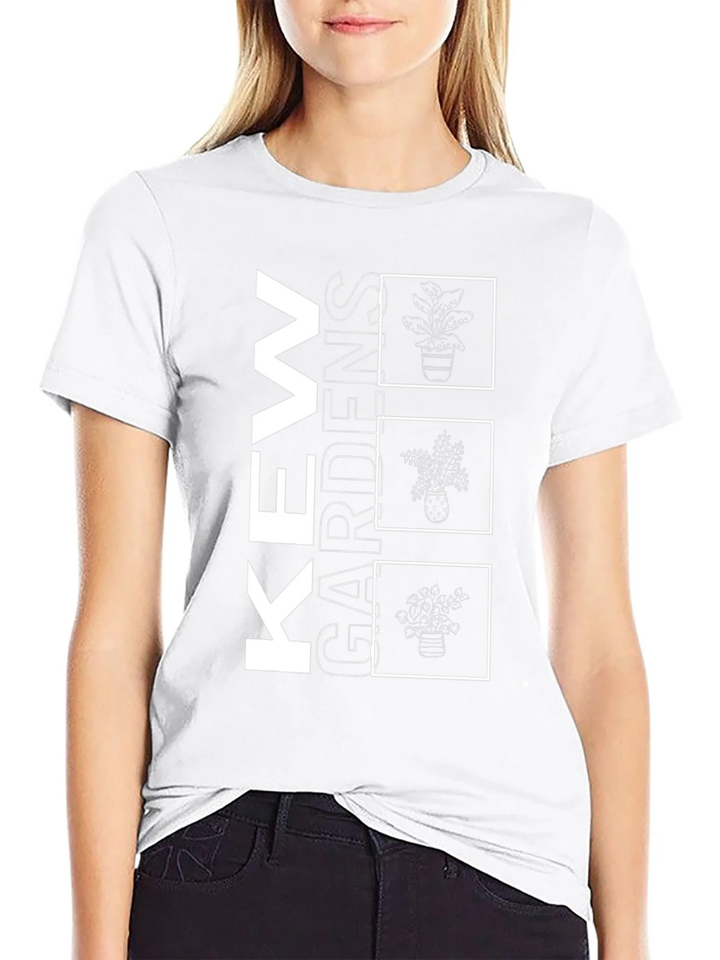Kew Gardens Plant Graphic Black T-Shirt product image 8