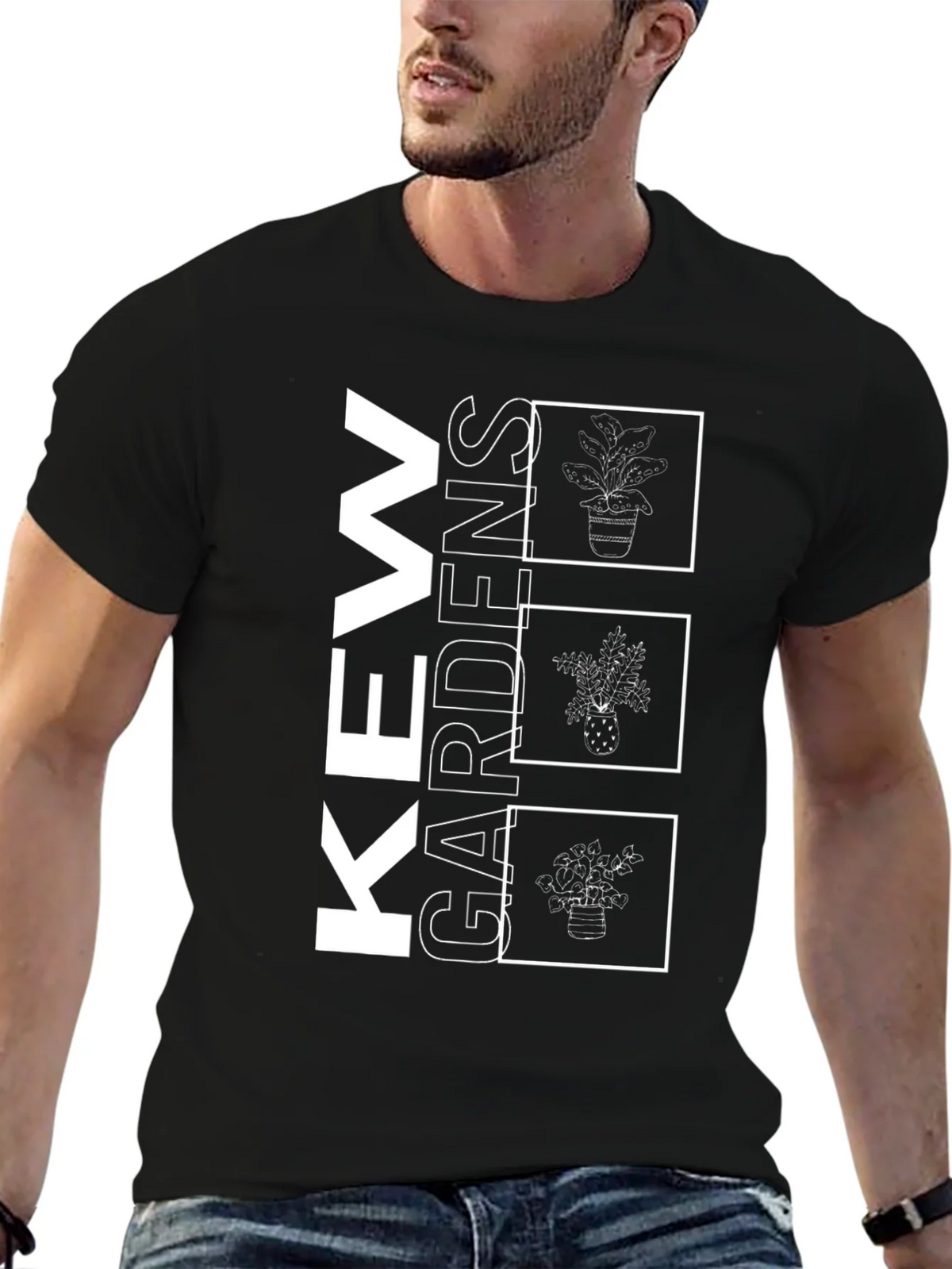 Kew Gardens Plant Graphic Black T-Shirt product image 6