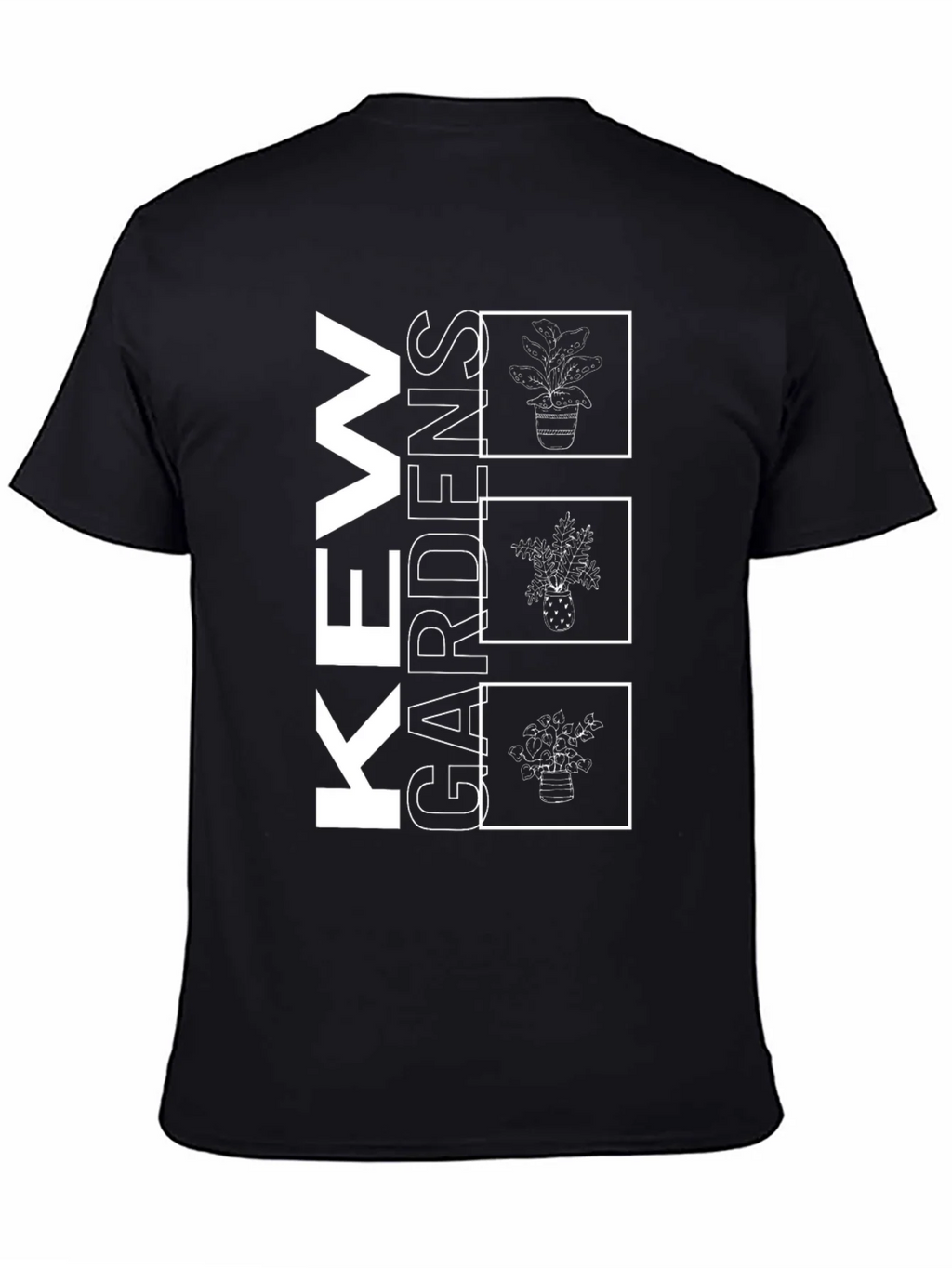 Kew Gardens Plant Graphic Black T-Shirt product image 4