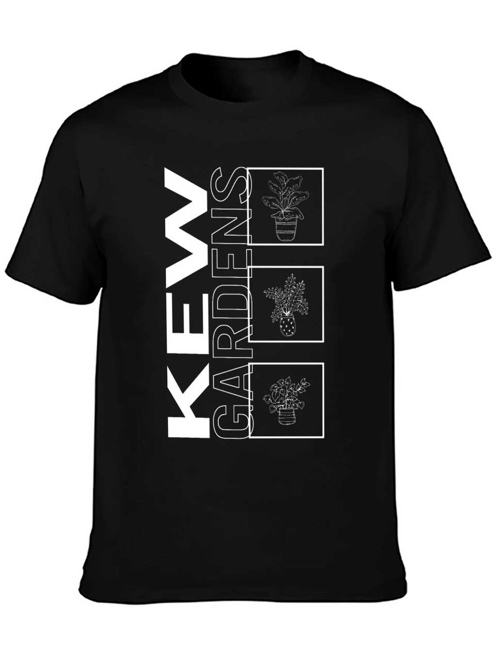 Kew Gardens Plant Graphic Black T-Shirt product image 3