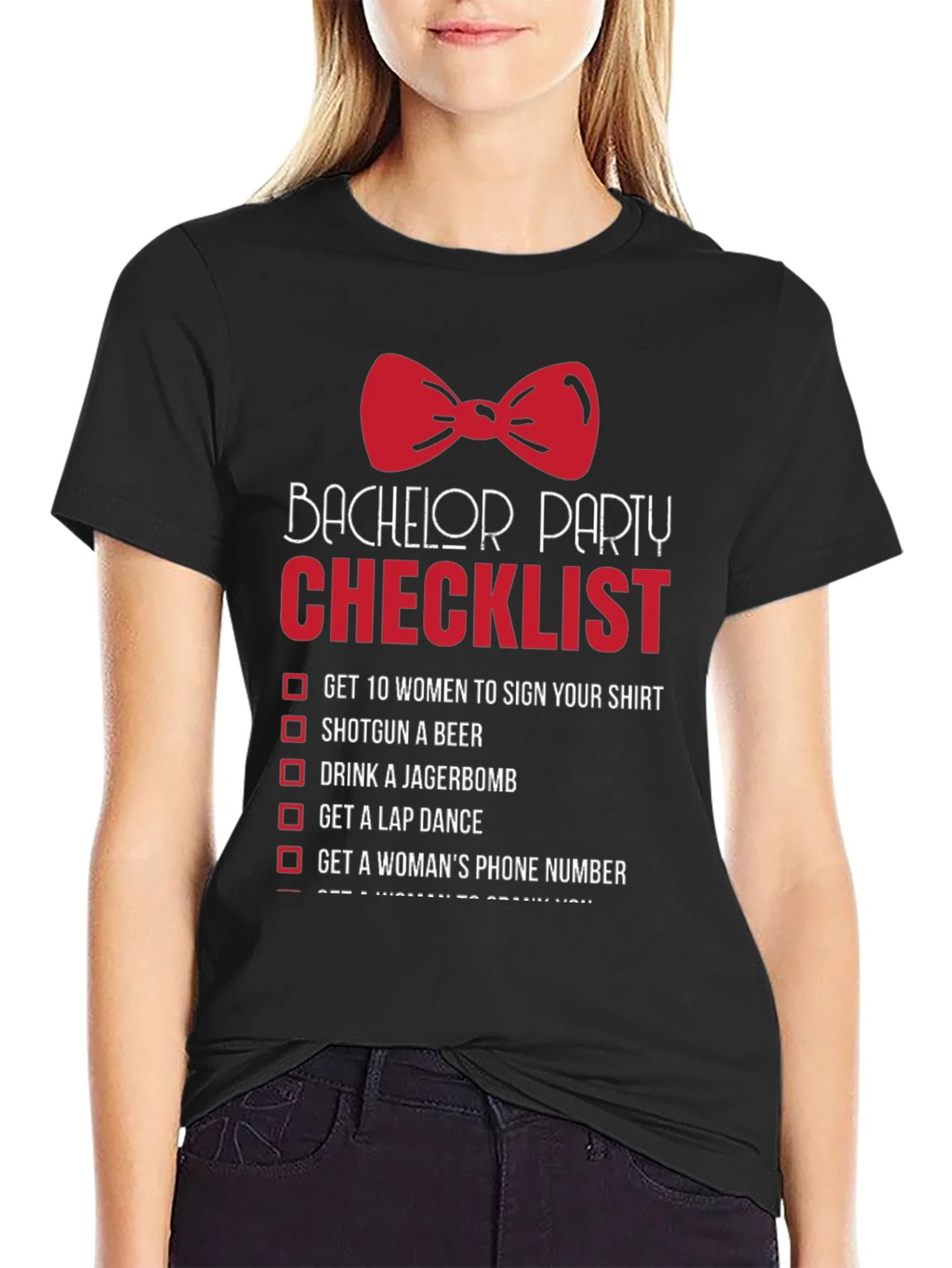Bachelor Party Checklist T-Shirt product image 2