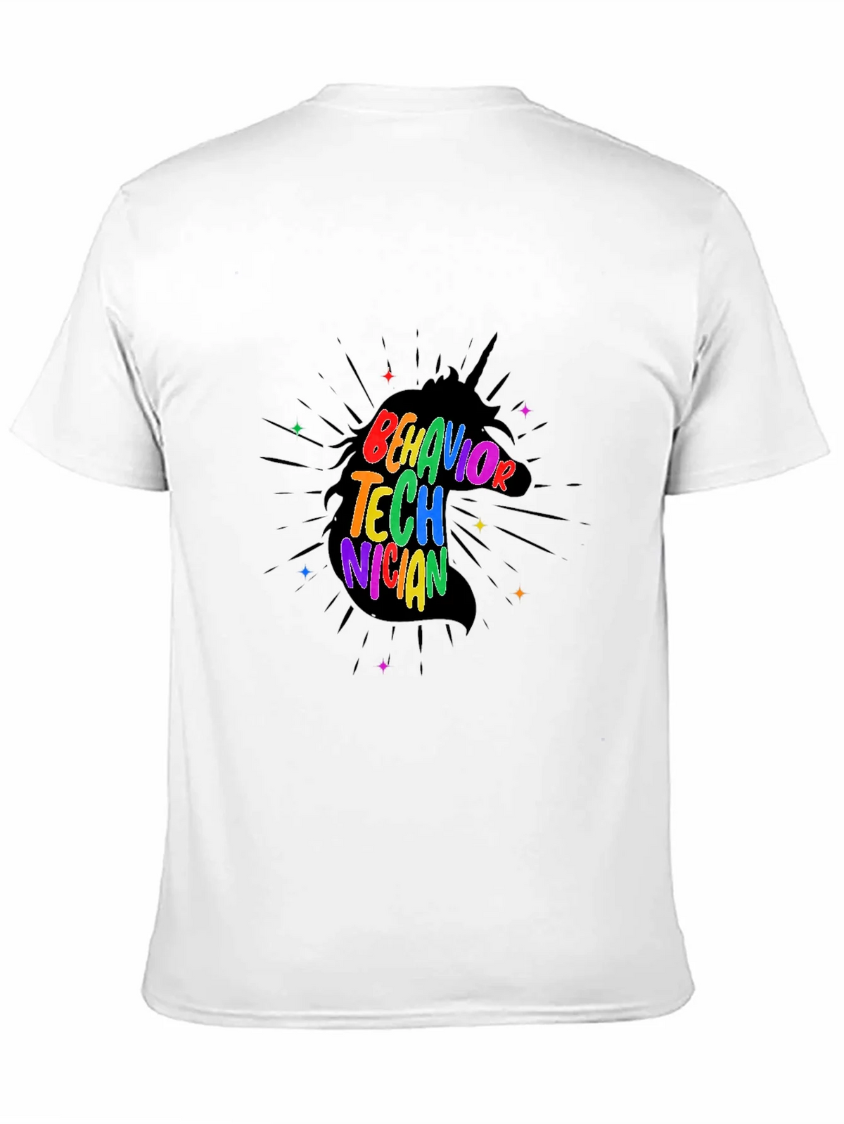 Behavior Technician Rainbow Unicorn T-Shirt product image 10