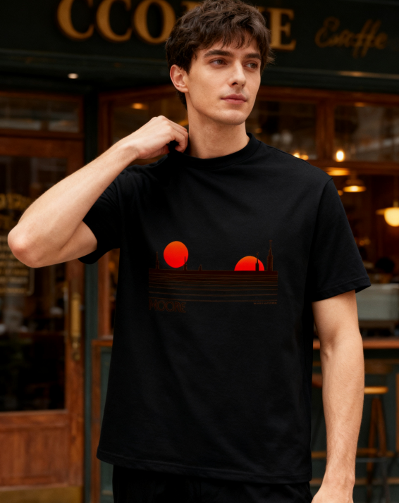 Tatooine Double Sunset Star Wars Inspired T-Shirt - 100% product image 4