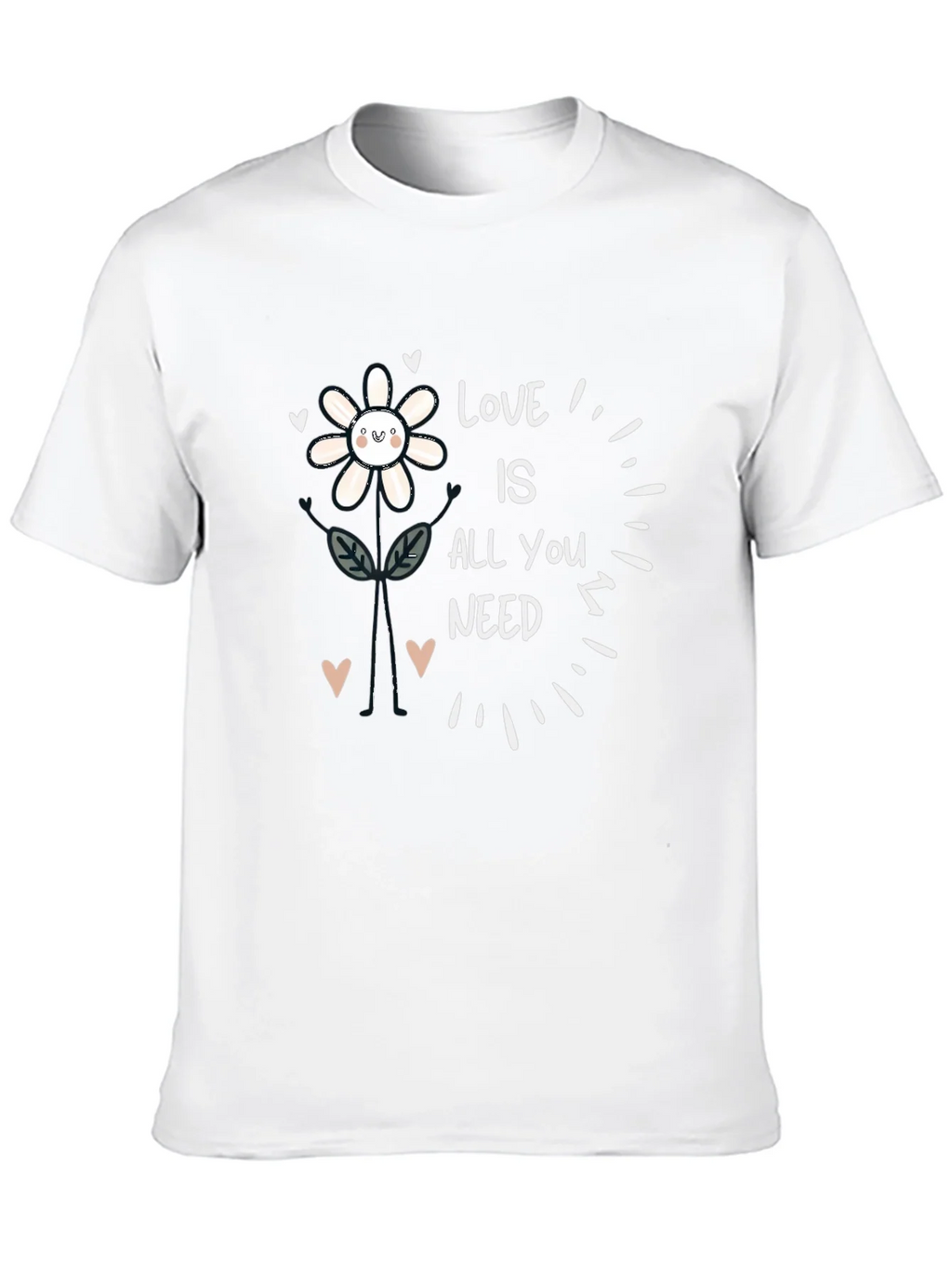 Love Is All You Need Flower Graphic Tee product image 9