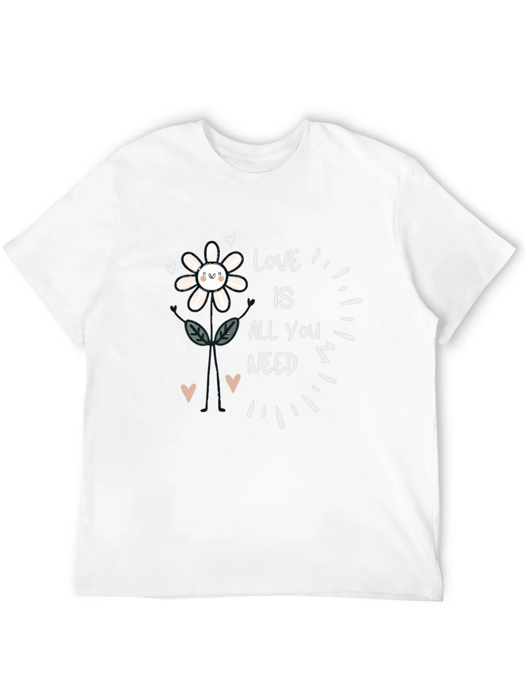 Love Is All You Need Flower Graphic Tee product image 11