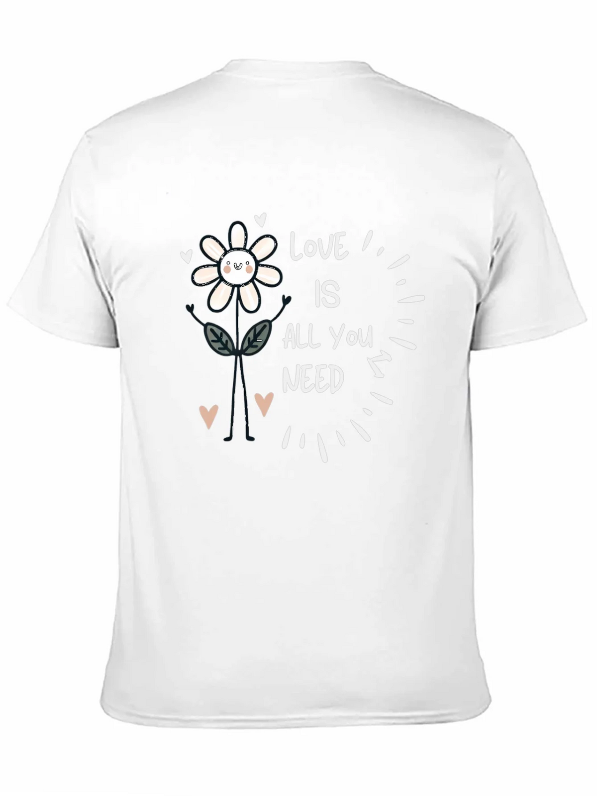 Love Is All You Need Flower Graphic Tee product image 10