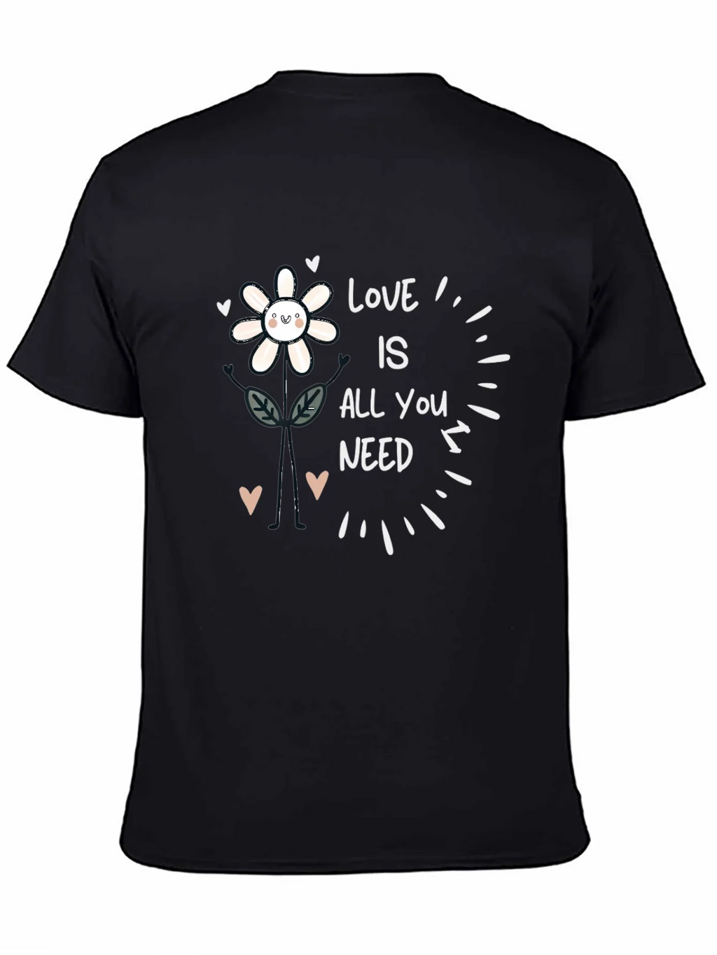 Love Is All You Need Flower Graphic Tee product image 4