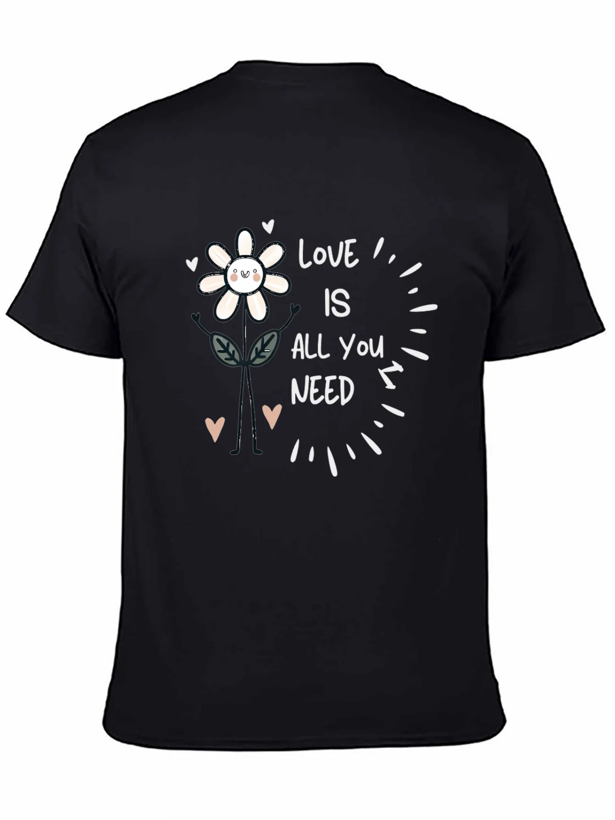 Love Is All You Need Flower Graphic Tee product image 4