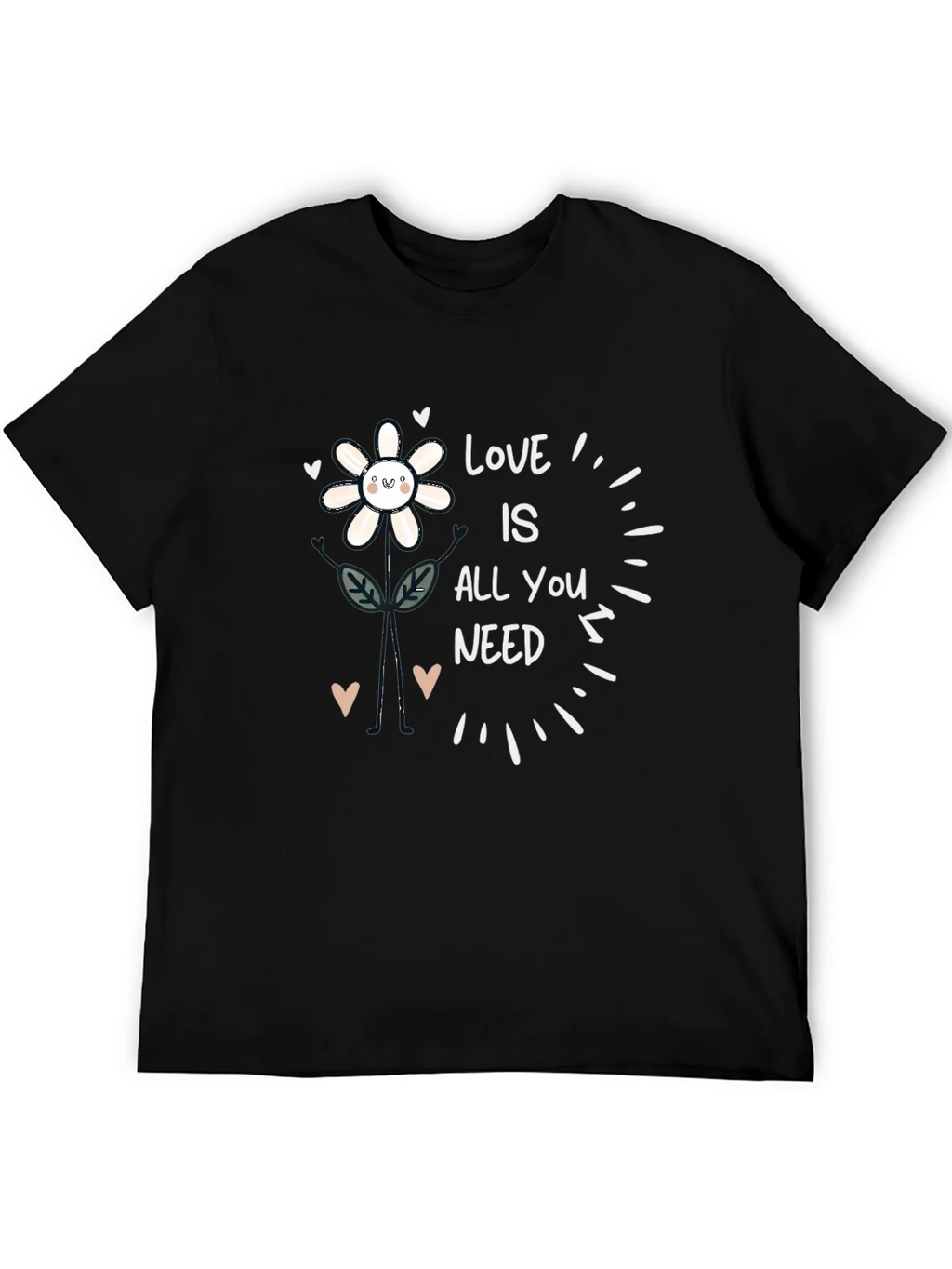 Love Is All You Need Flower Graphic Tee product image 5