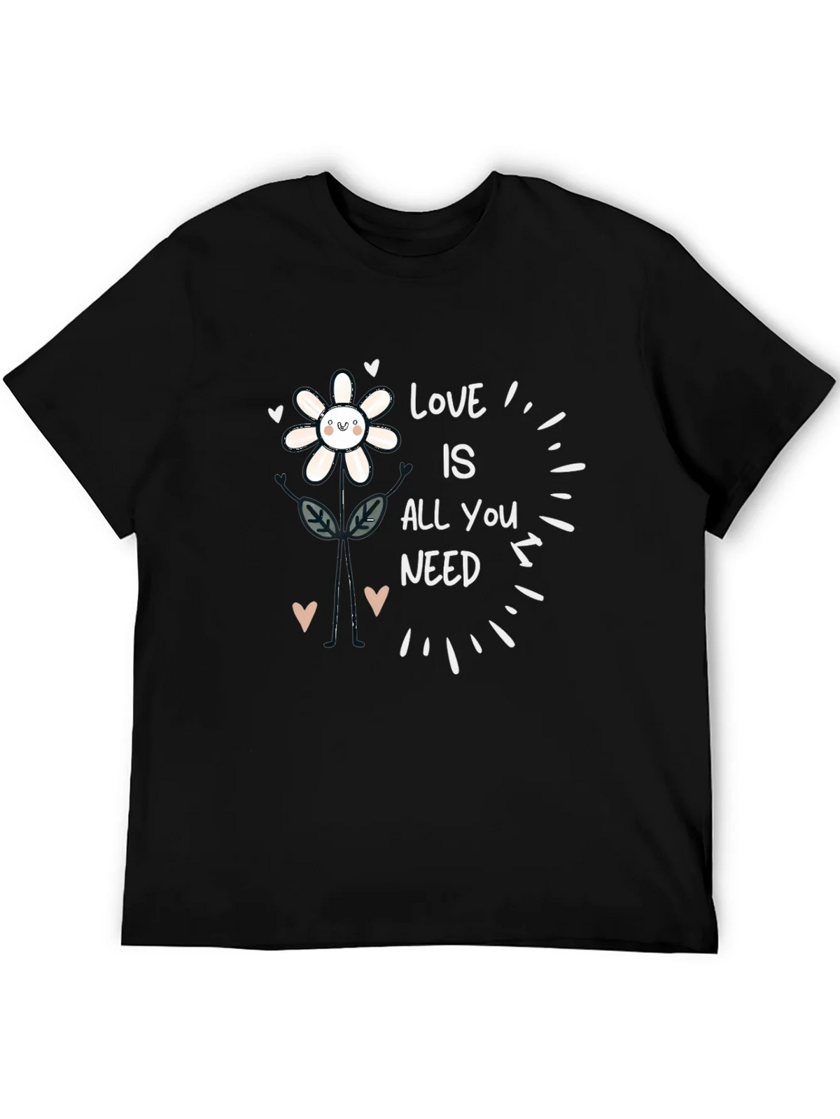 Love Is All You Need Flower Graphic Tee product image 5