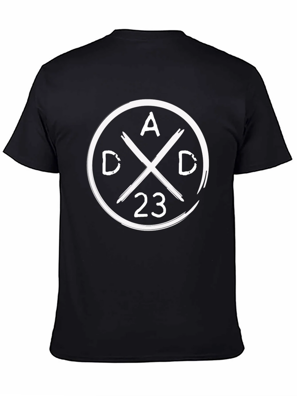 Dad 23 Graphic Tee - Black Cotton T-Shirt product image 4