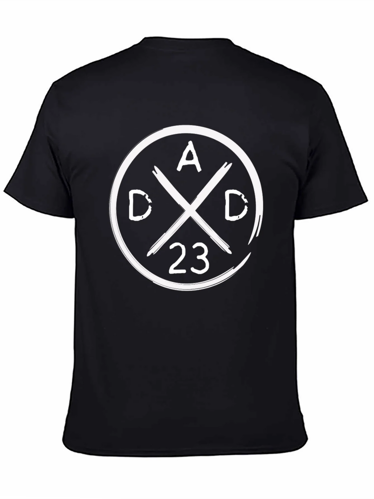 Dad 23 Graphic Tee - Black Cotton T-Shirt product image 4