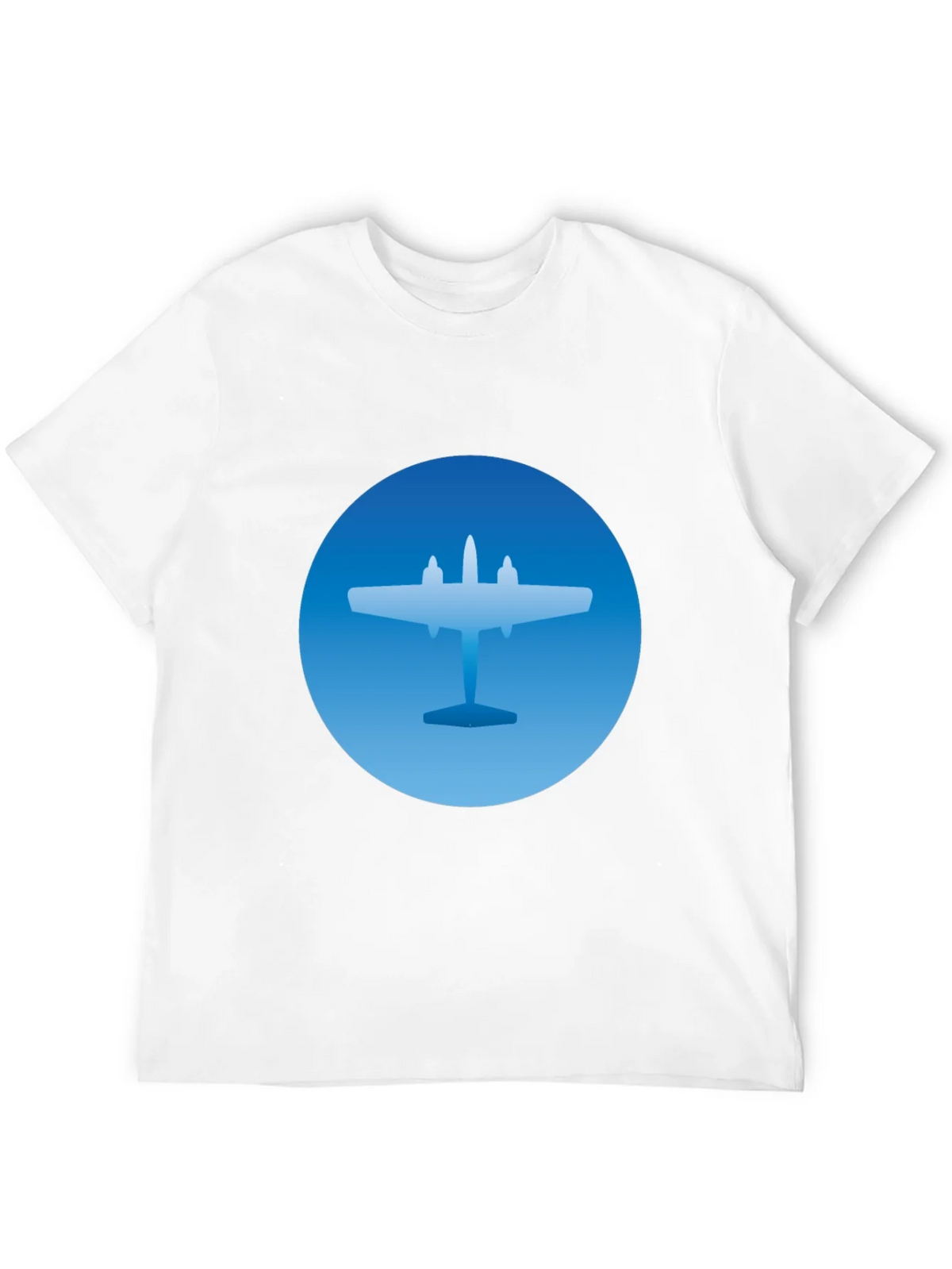 Airplane Graphic T-Shirt - Stylish Blue & Black Tee product image 11