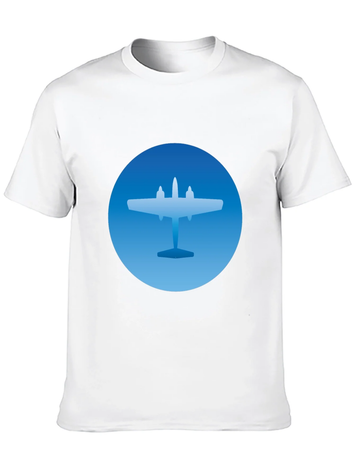 Airplane Graphic T-Shirt - Stylish Blue & Black Tee product image 9
