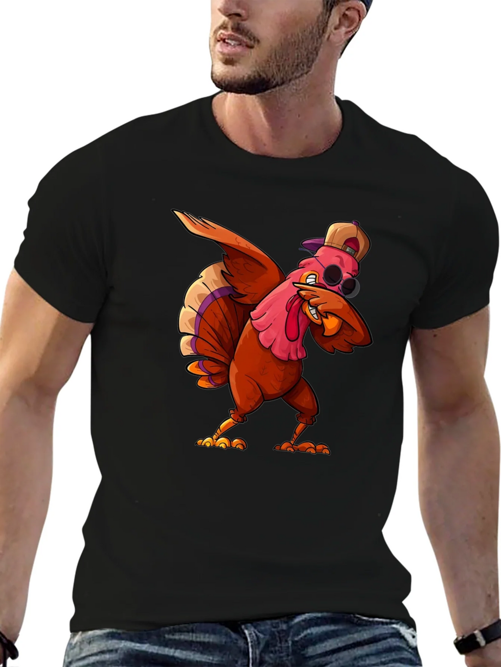 Dabbing Turkey T-Shirt product image 6